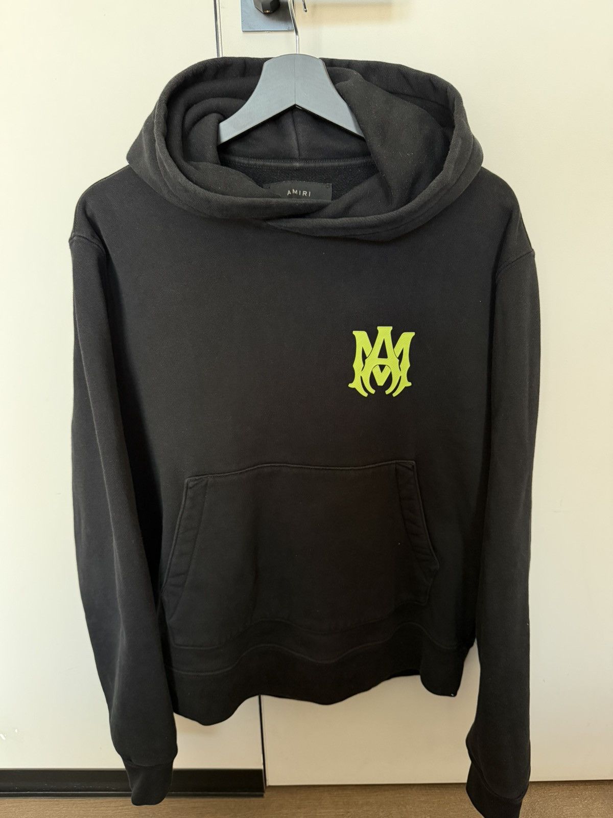 Amiri Amiri Hoodie With Yellow Print Size US M / EU 48-50 / 2 - 1 Thumbnail