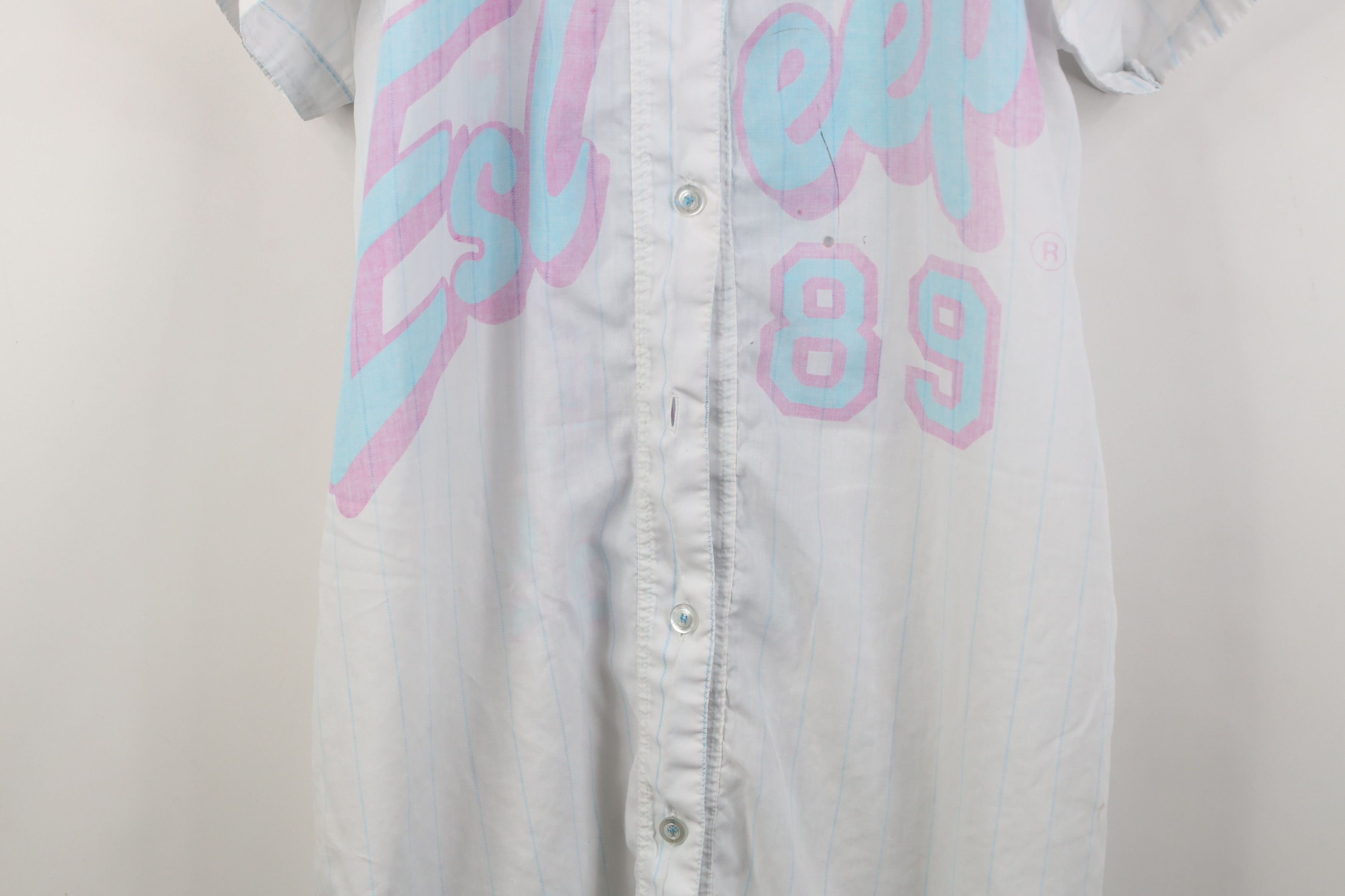 Vintage Vintage 80s Streetwear Night Gown Sleep Baseball Jersey Size XXL / US 16-18 / IT 52-54 - 3 Thumbnail