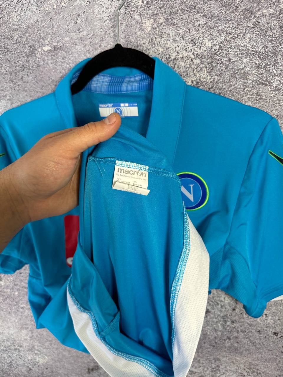 Macron × Vintage Vintage SSC Napoli 2014/15 Macron Soccer Jersey Size US M / EU 48-50 / 2 - 14 Thumbnail