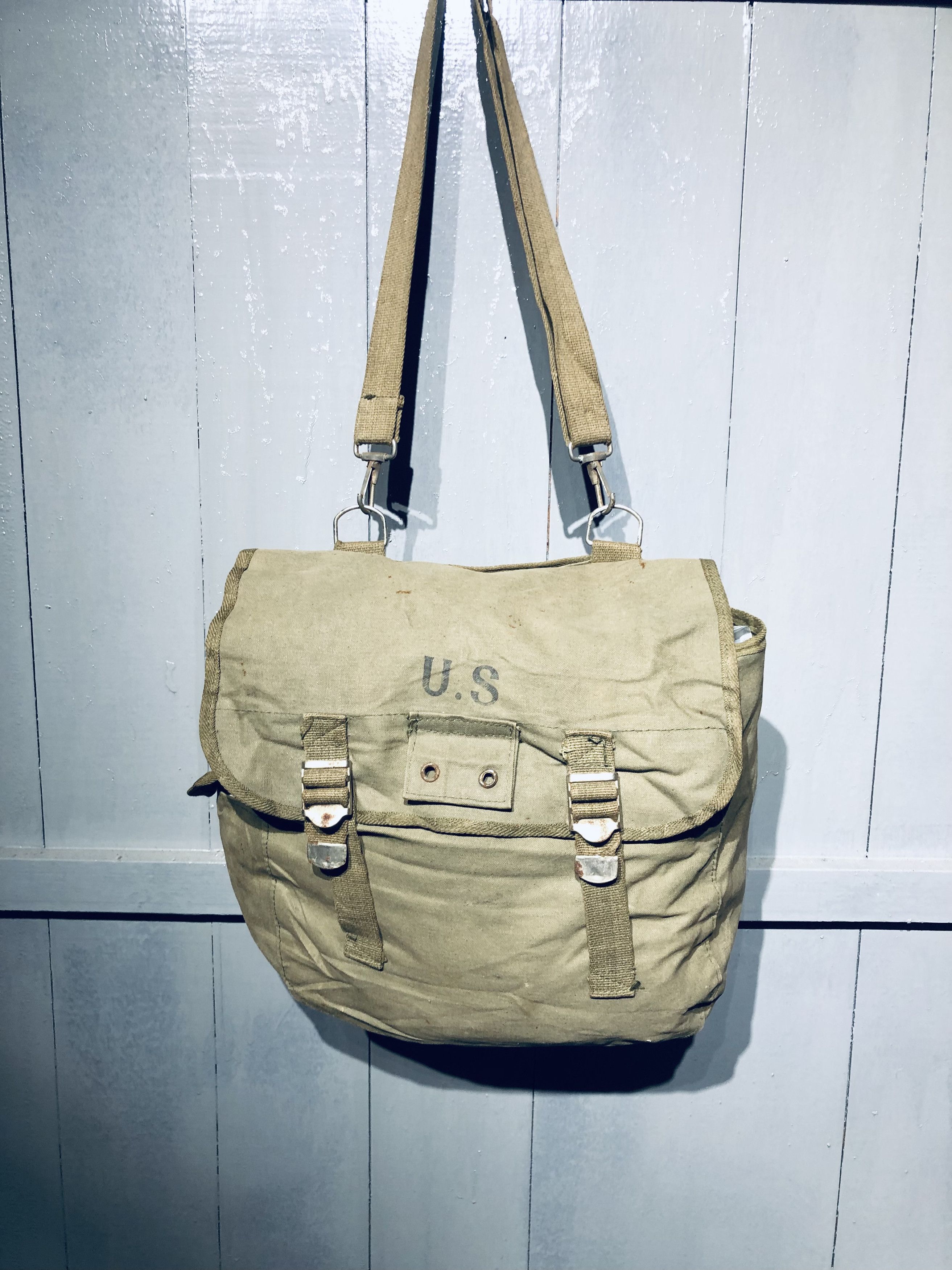 Other Vintage U.S Army Canvas Style Messenger/ Crossbody Bag Size ONE SIZE - 4 Thumbnail