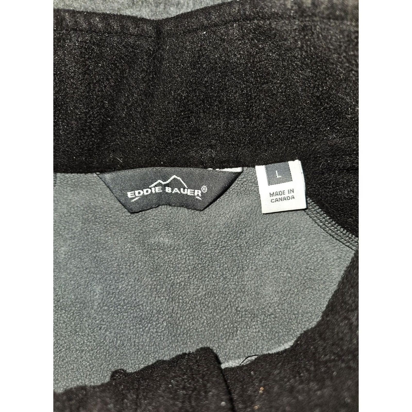 Eddie Bauer Eddie Bauer Vest Mens Large Gray Black Fleece Full Zip Stretch Pockets Outdoor v2 Size US L / EU 52-54 / 3 - 2 Thumbnail