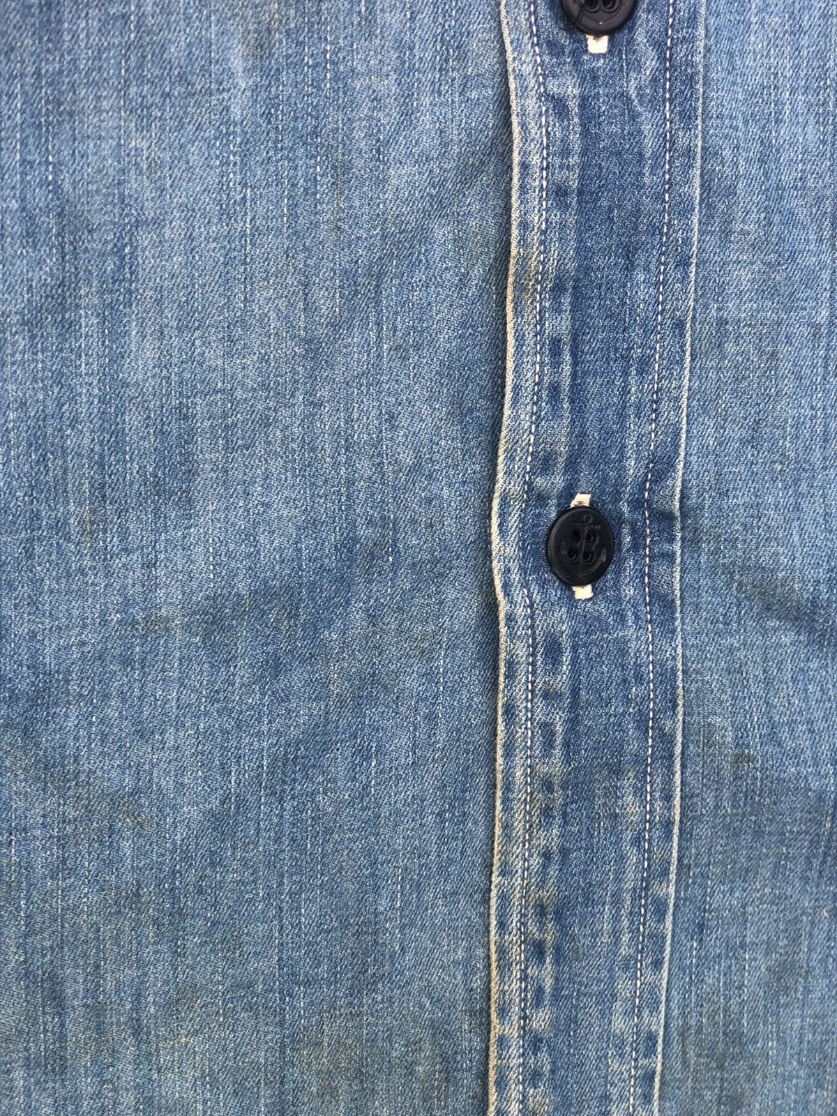 Orslow Orslow Hoodie Denim Shirt Size US M / EU 48-50 / 2 - 8 Thumbnail