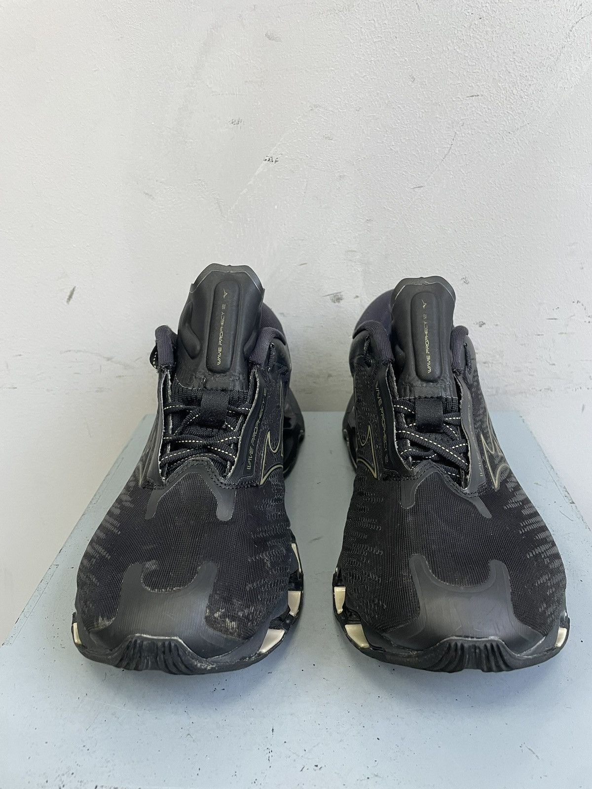 Other Mizuno Wave Prophecy Black Leather Shoes Streetwear Style Size US 8 / EU 41 - 5 Thumbnail