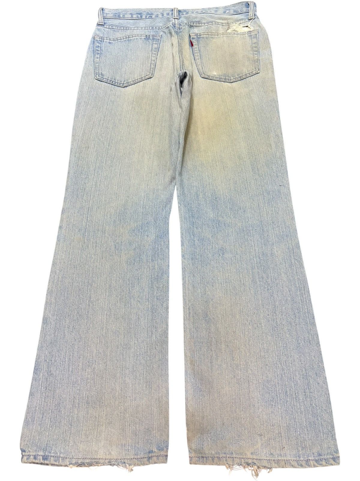 Diesel Vintage Japanese Brand Mud Wash Distress Flare Jeans Size US 31 - 2 Thumbnail
