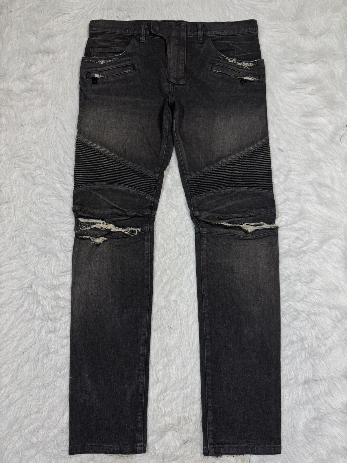 Balmain Balmain paris biker jeans Size US 33 - 15 Thumbnail