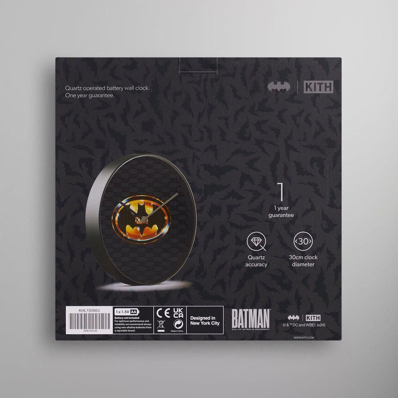 Kith Kith x Batman Logo Wall Clock Size ONE SIZE - 5 Thumbnail