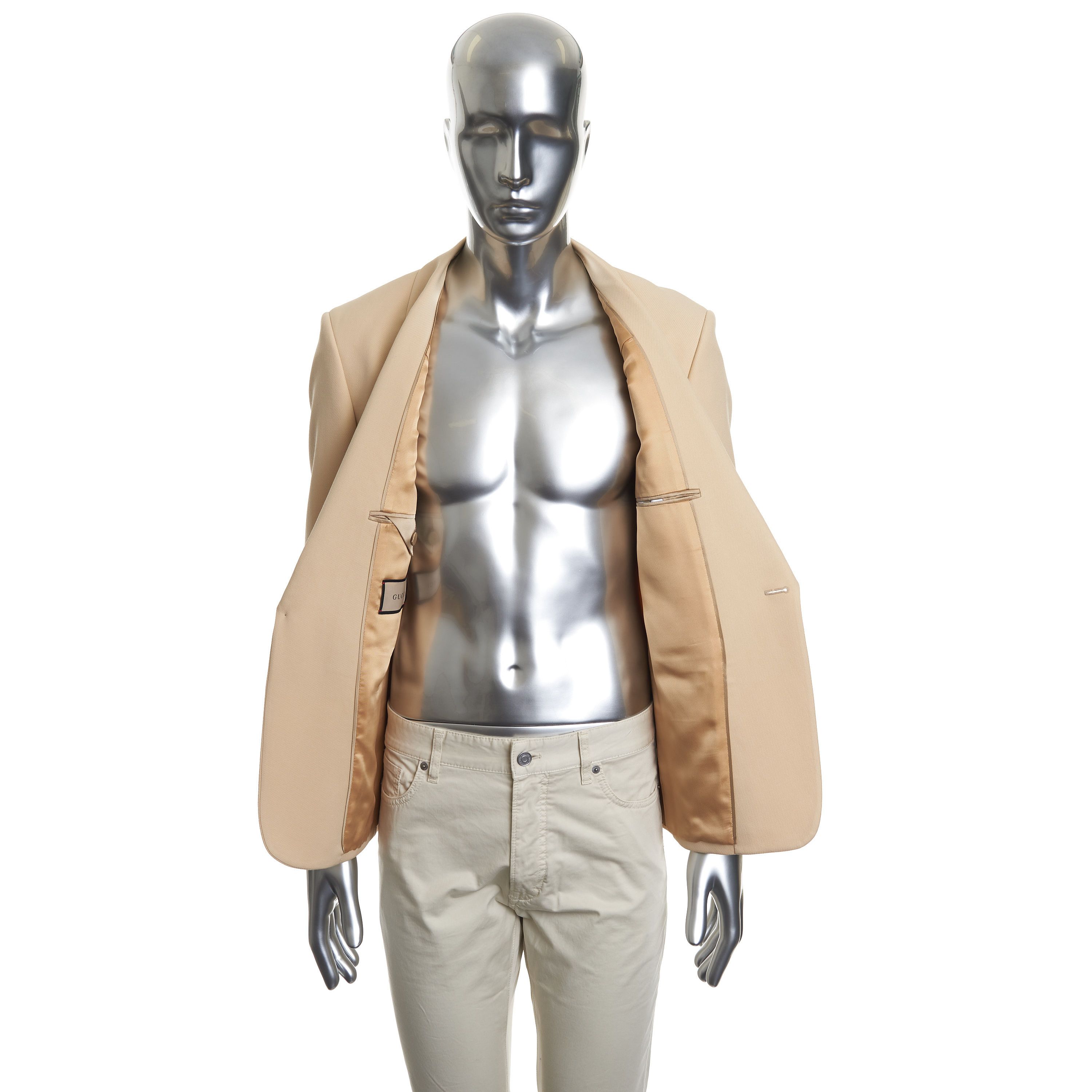 Gucci Single Breasted Jacket With Shawl Collar Size 38R - 12 Thumbnail
