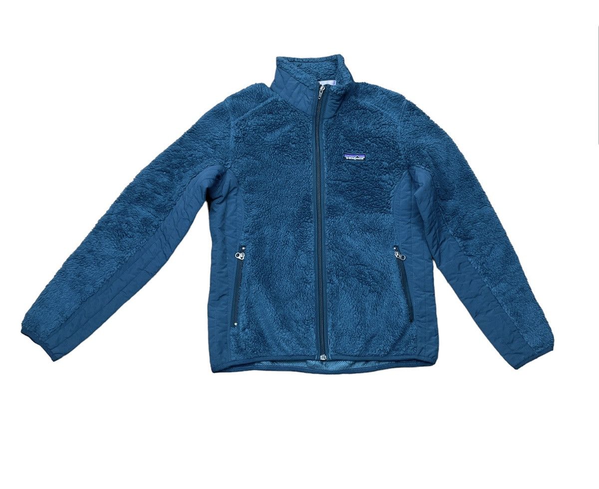 Patagonia Vintage Patagonia Synchilla Sherpa Fleece Jacket Turquoise Size M / US 6-8 / IT 42-44 - 2 Thumbnail