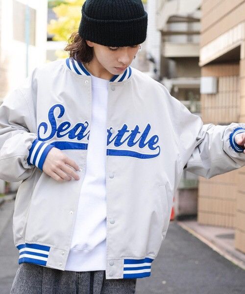 Japanese Brand Japanese Brand WEGO Seattle Satin Varsity Jacket Size US M / EU 48-50 / 2 - 4 Thumbnail