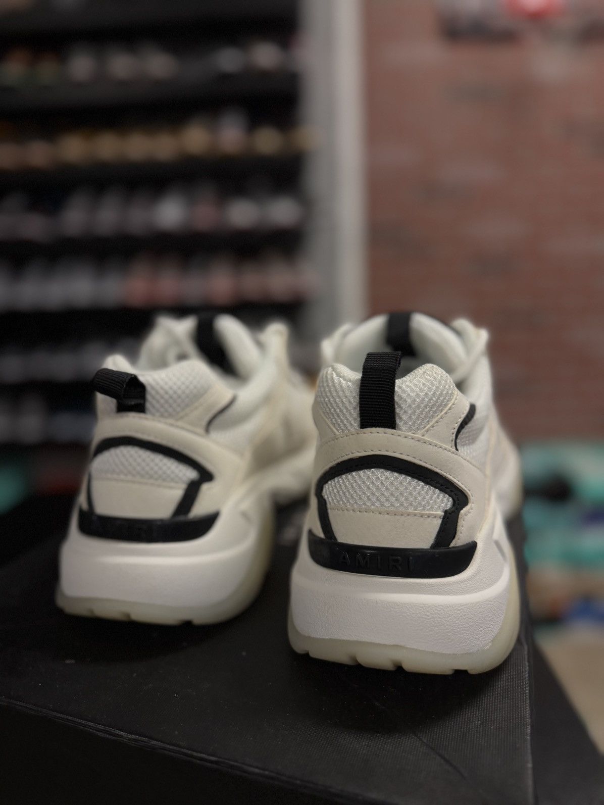 Amiri 46EU/13US - Amiri BONE RUNNER White & Black W BOX Size US 13 / EU 46 - 9 Thumbnail