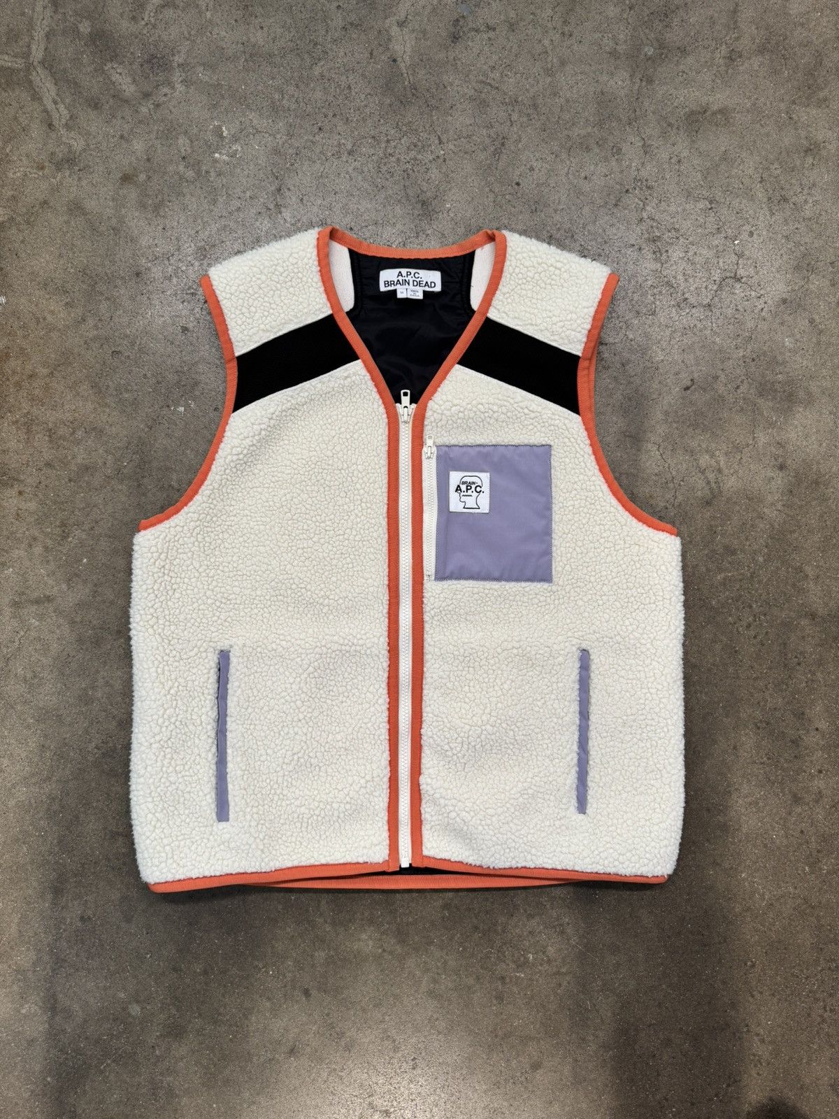 A.P.C. × Brain Dead A.P.C. X Brain Dead Fleece Gilet Vest Size US M / EU 48-50 / 2 - 1 Thumbnail