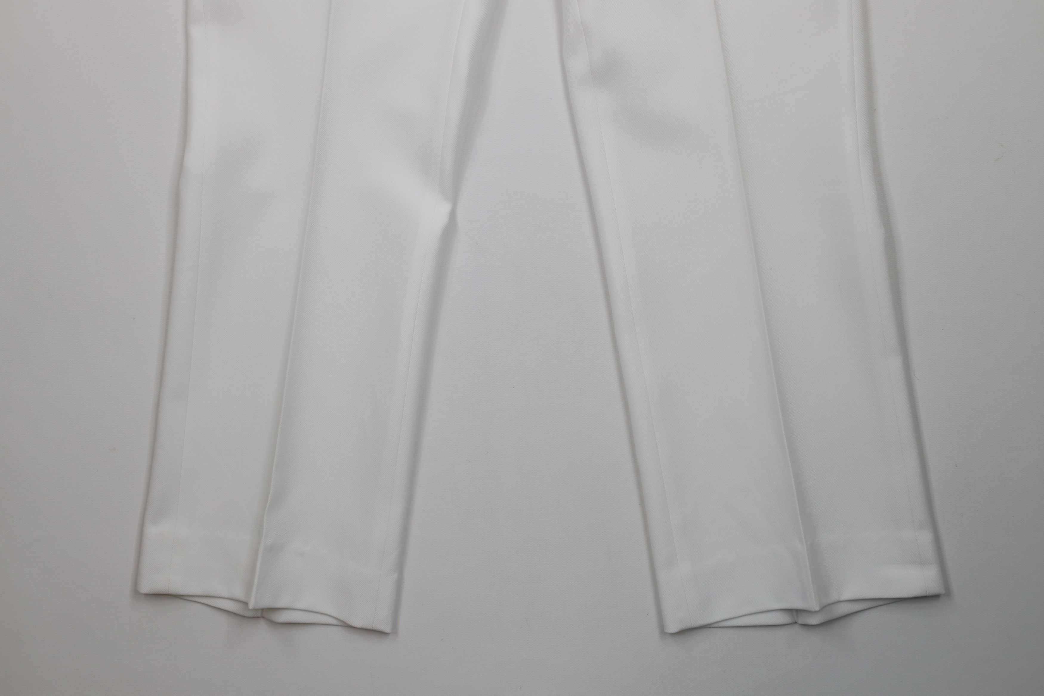 Vintage Vintage 70s Streetwear Flared Wide Leg Chino Pants White USA Size US 32 / EU 48 - 4 Thumbnail