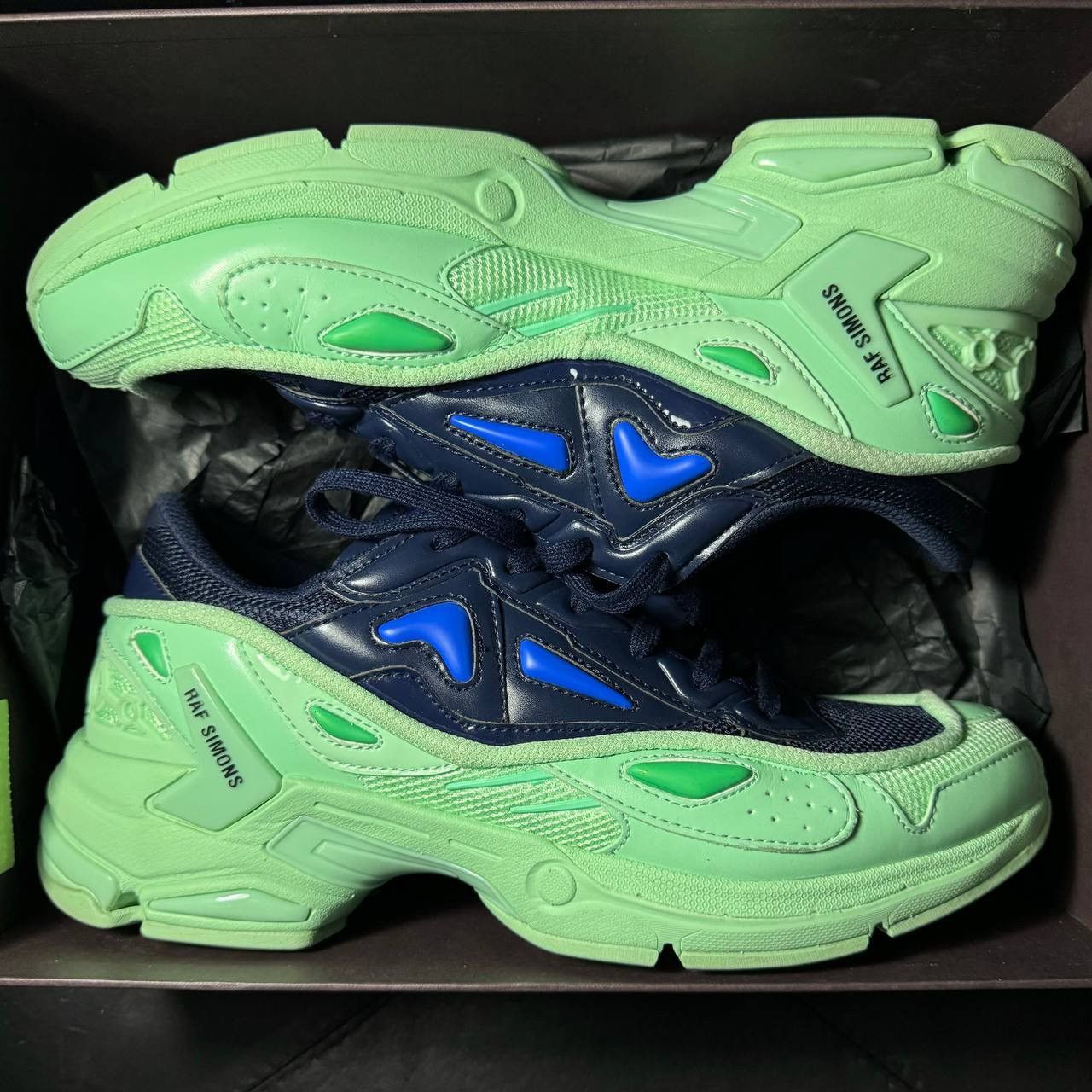 Raf Simons 43 sneakers Raf Simons Pharaxus Green Blue Size US 10 / EU 43 - 8 Thumbnail