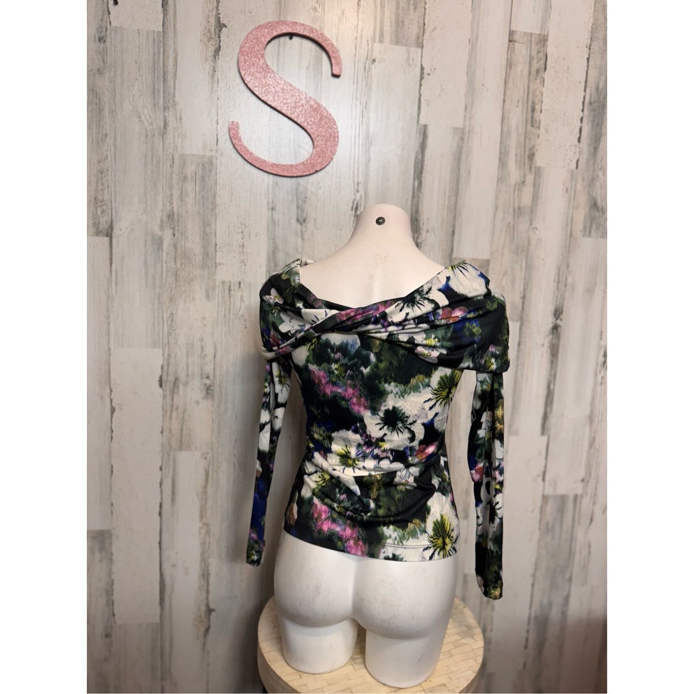 Other Rachel Rachel Roy Floral Off Shoulder Long Sleeve Top Size S Size S / US 4 / IT 40 - 3 Thumbnail