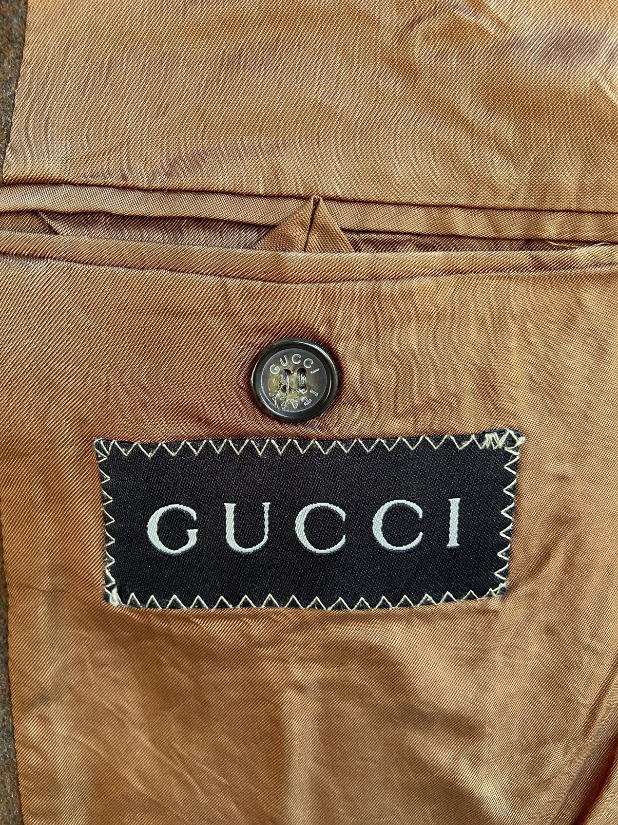 Gucci Vintage GUCCI by TOM FORD Pure Cashmere Blazer Size 52R - 7 Thumbnail
