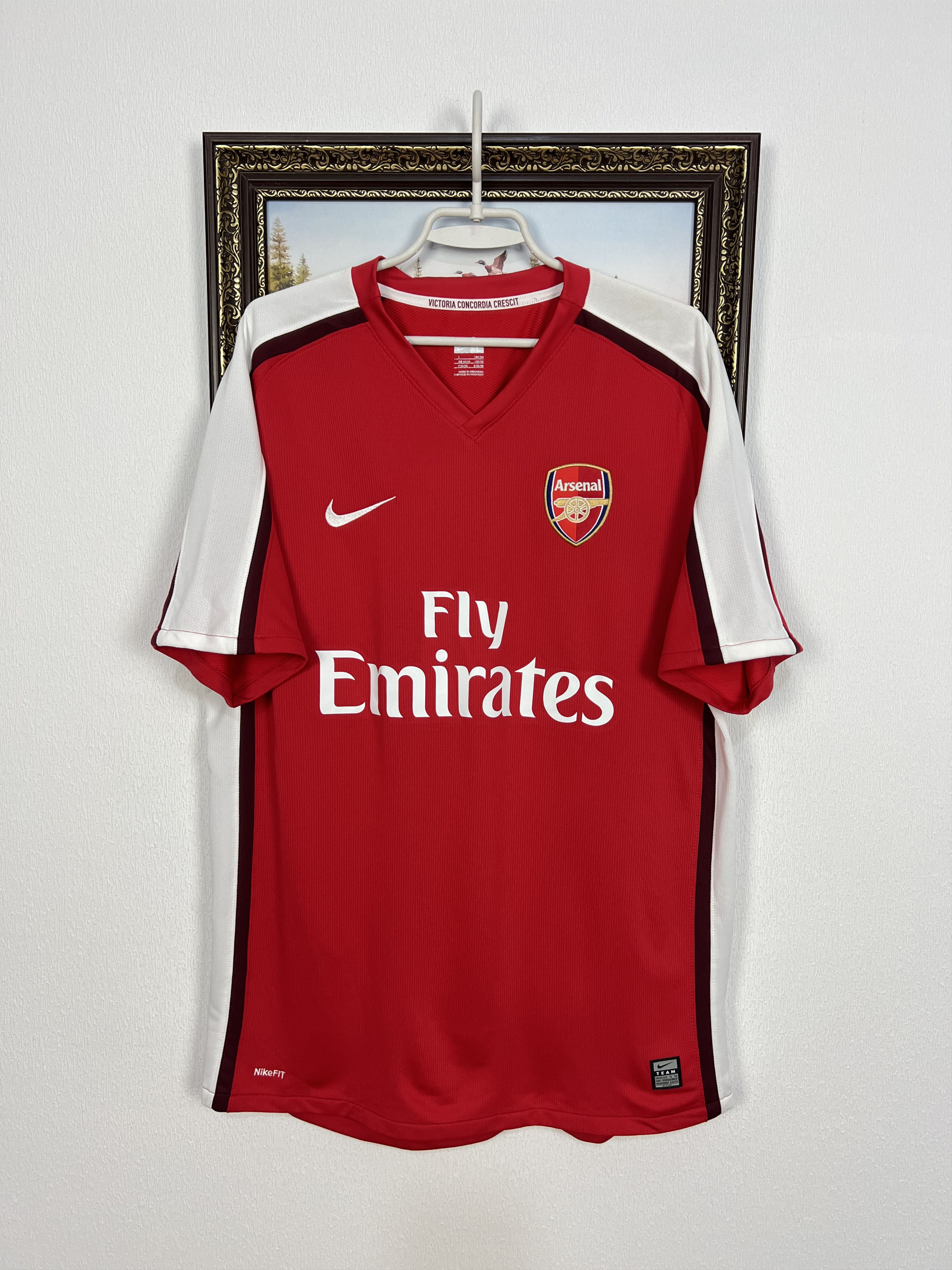 Nike Arsenal Home football shirt 2008 Soccer Nike Jersey Gunners Size US L / EU 52-54 / 3 - 1 Thumbnail