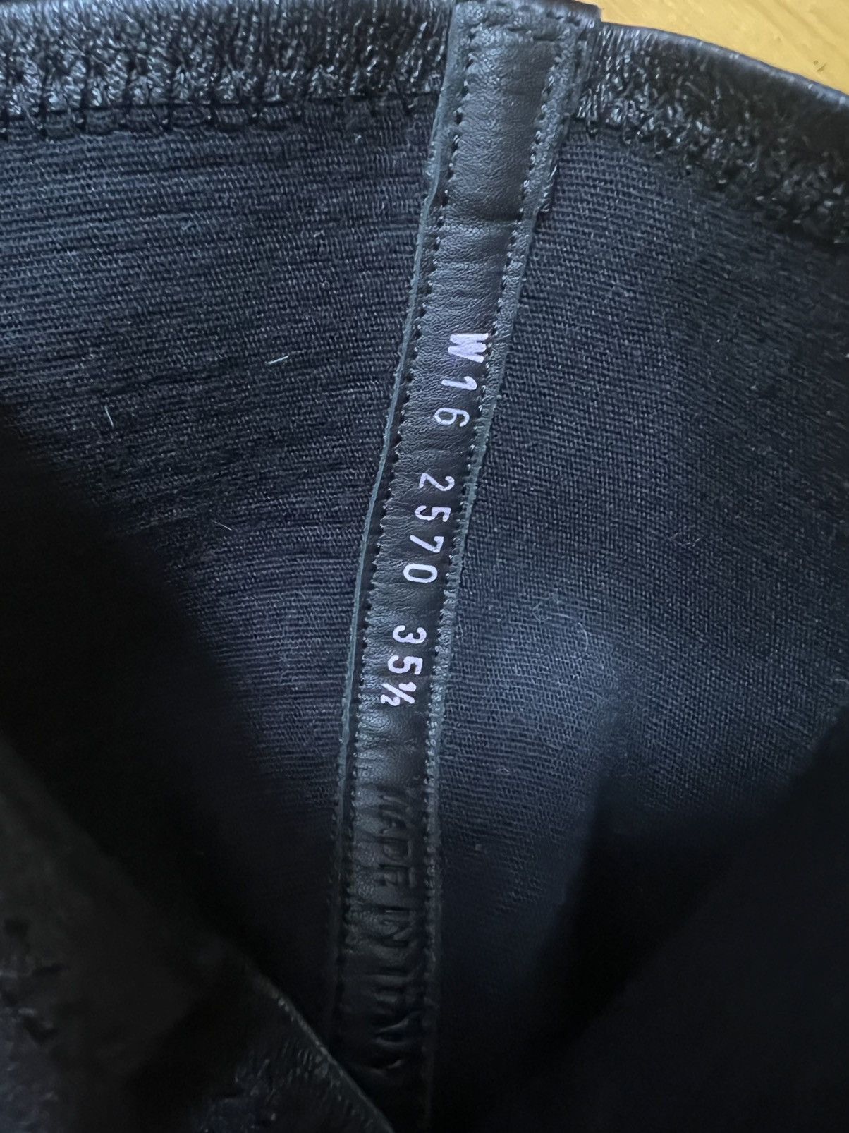 Rick Owens Rick owens mainline leather thigh high stocking sz35.5 Size US 5.5 / IT 35.5 - 6 Thumbnail