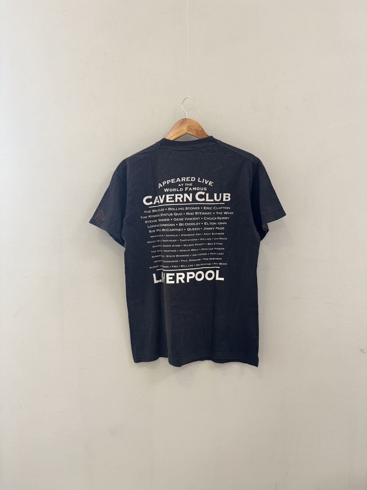 Band Tees × Vintage The Beatles T-shirt live at the Cavern Liverpool 90s Size US M / EU 48-50 / 2 - 8 Thumbnail