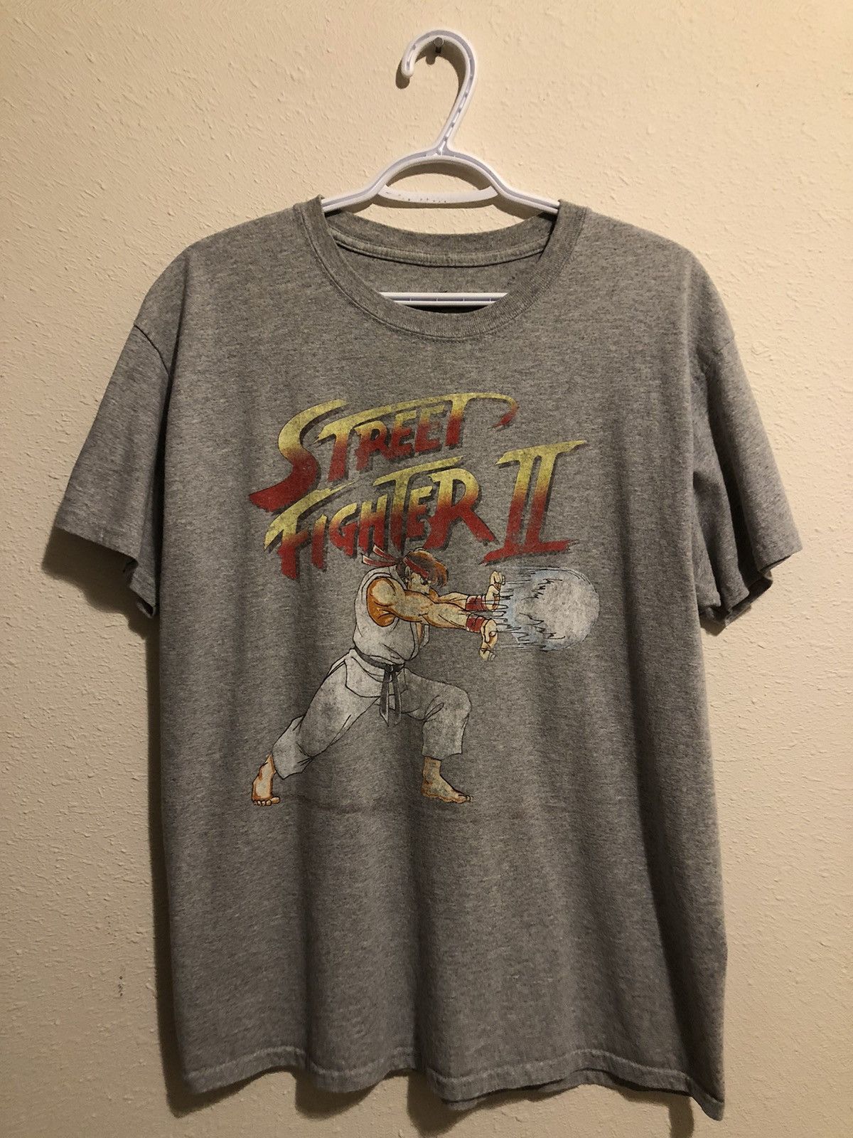 Japanese Brand × Street Fighter × Vintage Vintage Faded Y2K Capcom Street Fighter II T Shirt Ryu Size US L / EU 52-54 / 3 - 1 Thumbnail