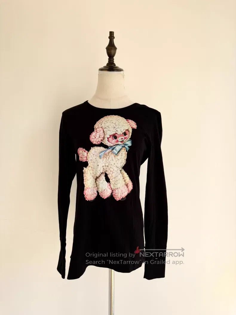 Vivienne Westwood Vivienne Westwood Black lamb long-sleeve top Size M / US 6-8 / IT 42-44 - 2 Thumbnail