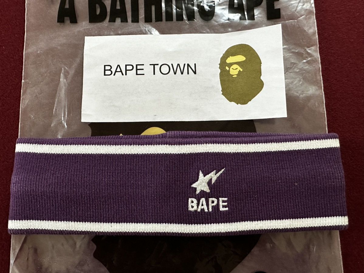 Bape BAPE STA HEAD BAND (PURPLE) Size ONE SIZE - 2 Thumbnail