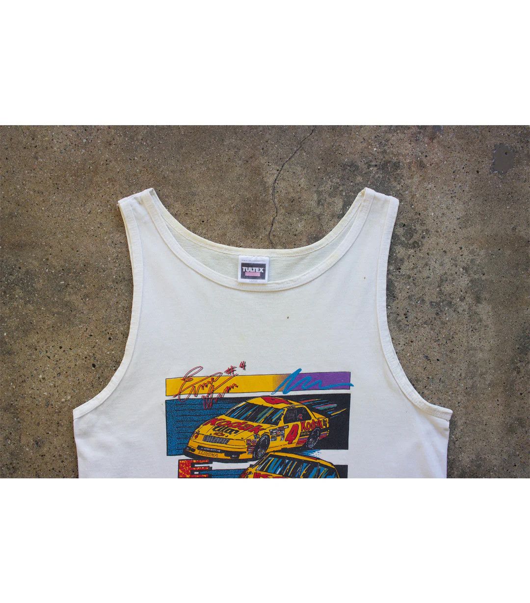 Vintage 1993 Vintage Ernie Irvan - Kodak Racing Tank Top Size US XL / EU 56 / 4 - 3 Thumbnail