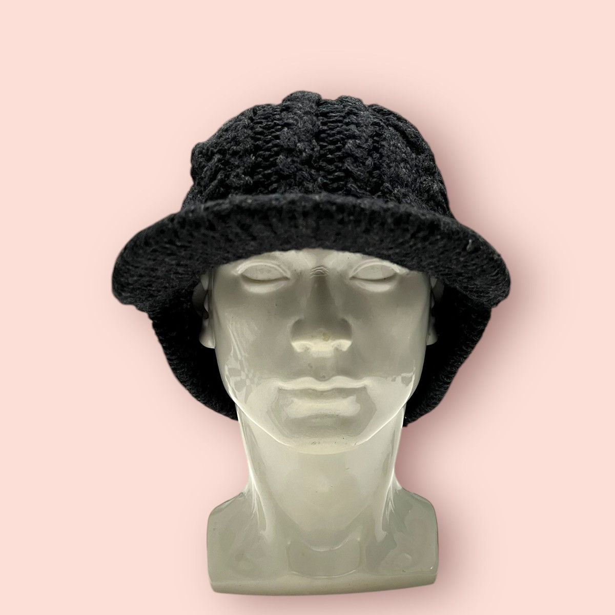 14th Addiction VINTAGE ELLESSE CABLE KNITTED ALT BEANIE HAT Size ONE SIZE - 2 Thumbnail