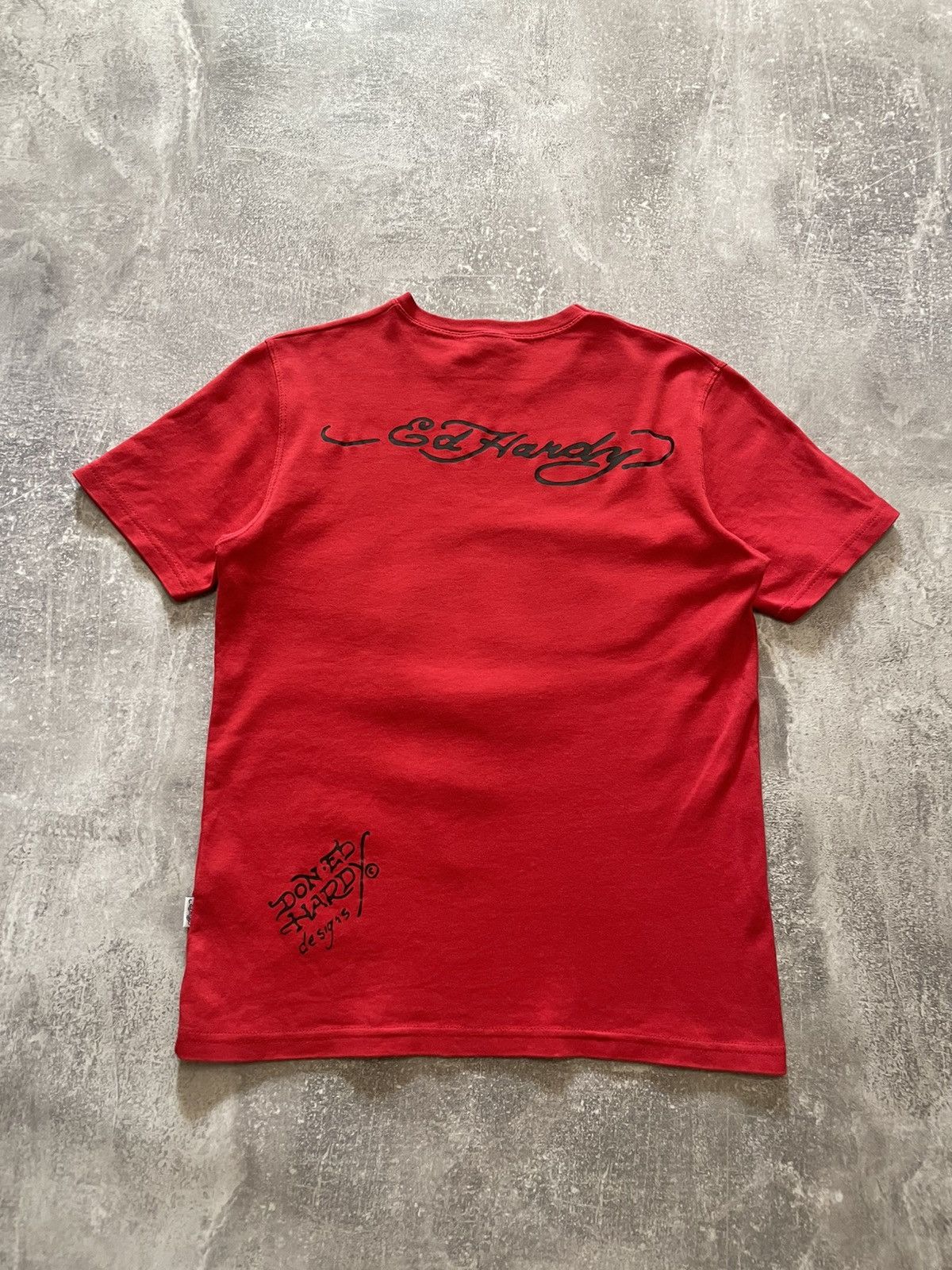 Ed Hardy × Vintage Vintage Ed Hardy Y2K T-Shirt Size US S / EU 44-46 / 1 - 15 Thumbnail