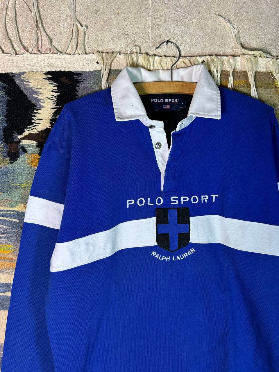 Polo Ralph Lauren Vintage Ralph Lauren Polo Sport Arctic Challenge Rugby Shirt Size US M / EU 48-50 / 2 - 2 Thumbnail