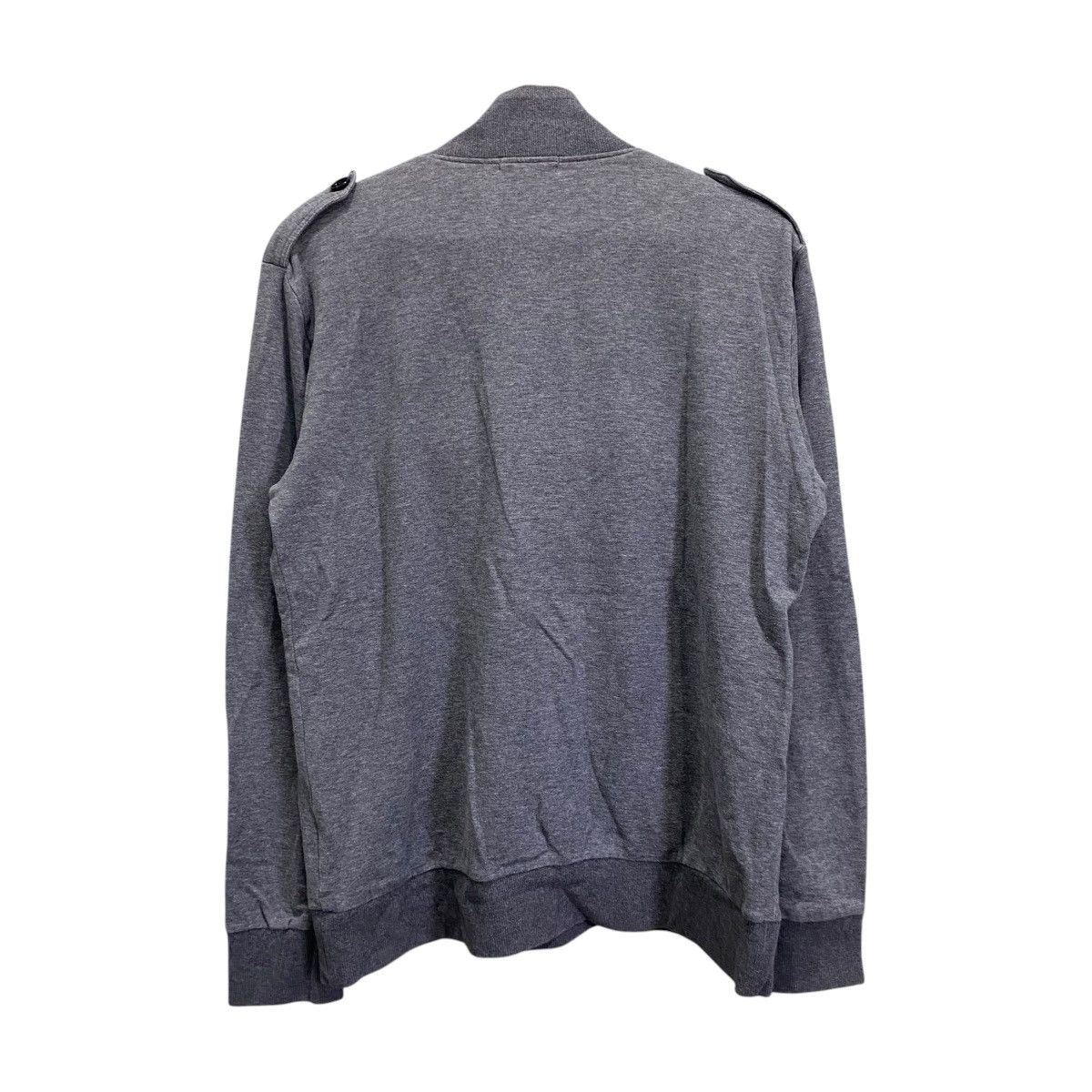 Burberry Burberry Black Label Mock Neck Button Pullover Sweatshirt Size US M / EU 48-50 / 2 - 2 Thumbnail