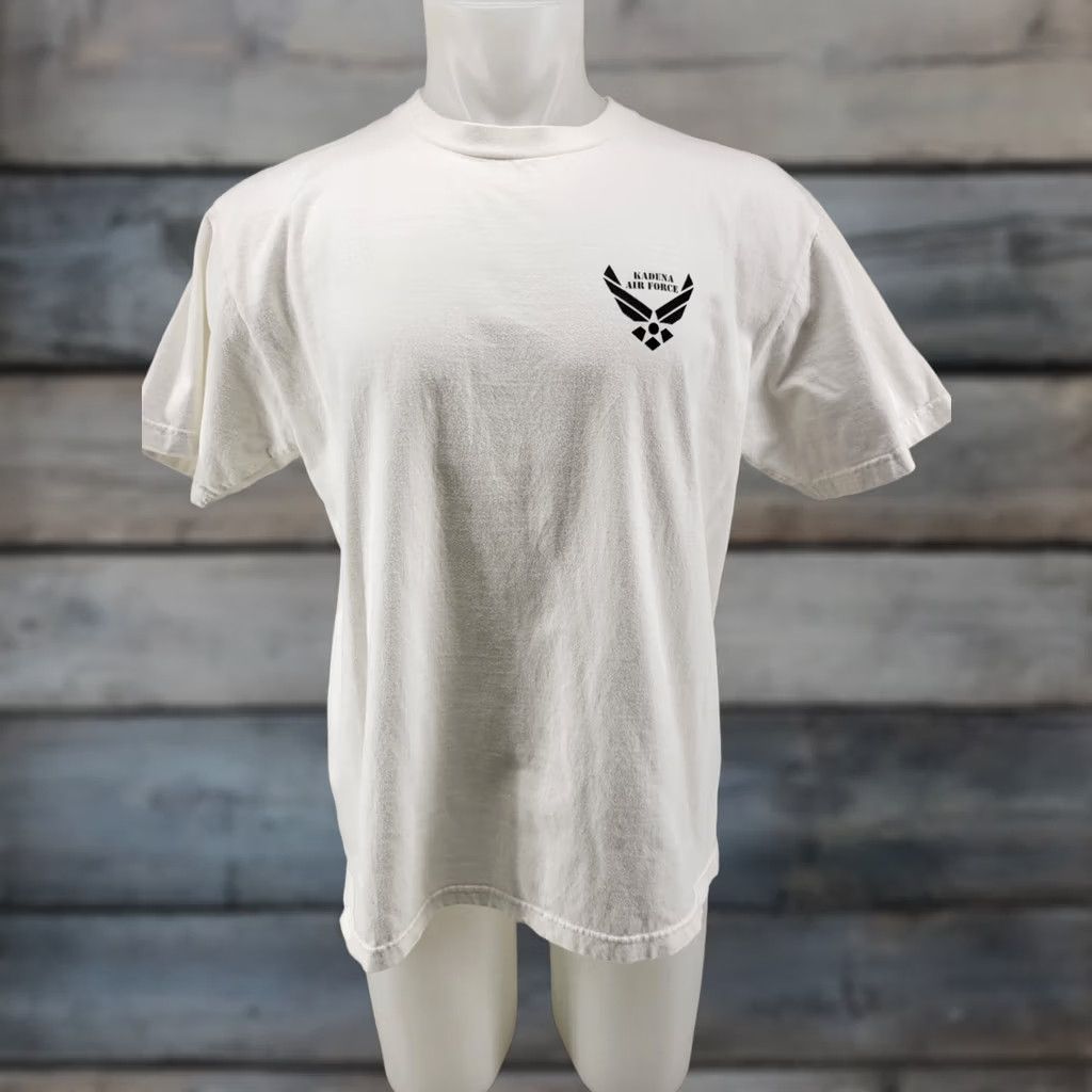 Vintage VINTAGE U.S. Air Force Kadena Base Short-Sleeved T-Shirt XL White Printstar Men Size US XL / EU 56 / 4 - 1 Thumbnail