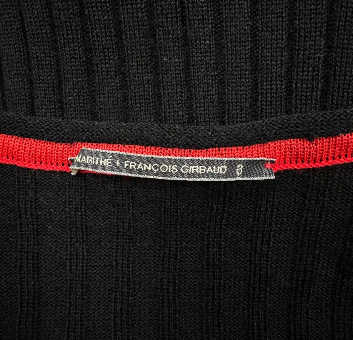 Marithe + Francois Girbaud Marithe Francois Girbaud Wool Cardigan Ribbed Asymmetrical 3 Size L / US 10 / IT 46 - 11 Thumbnail