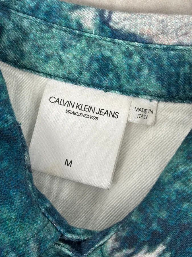 Calvin Klein AW2018 Calvin Klein Printed Landscape Scene Graphic Denim Jacket Size US M / EU 48-50 / 2 - 11 Thumbnail
