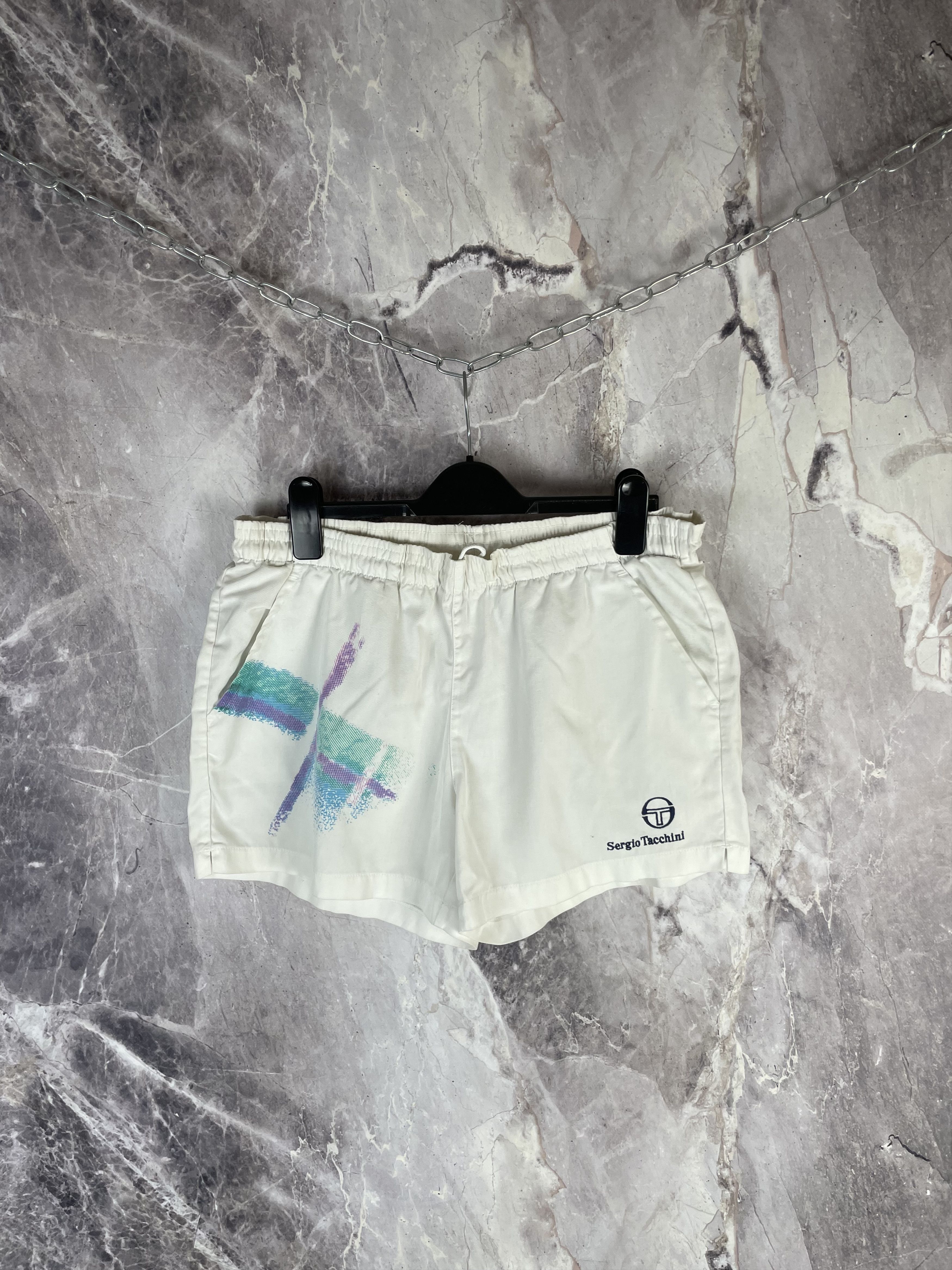 Sergio Tacchini Sergio Tacchini vintage sportswear shorts Size US 34 / EU 50 - 1 Thumbnail