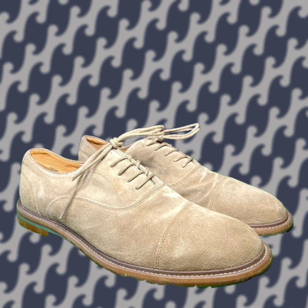 Aldo Aldo Oxfords Men's Size 10.5 Y2K Casual Tan Brown Suade Laced Up Size US 11 / EU 44 - 1 Thumbnail