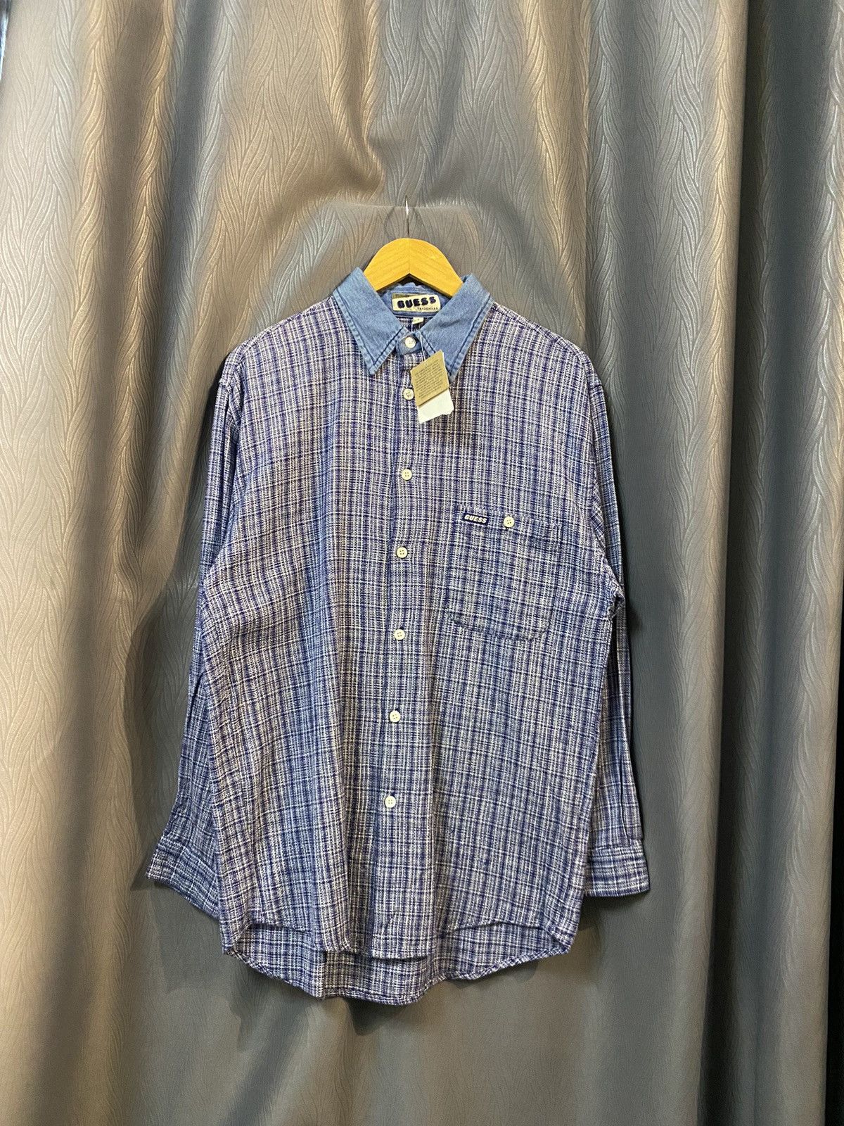 Guess × Vintage GUESS SHIRT Old money look Size US S / EU 44-46 / 1 - 1 Thumbnail