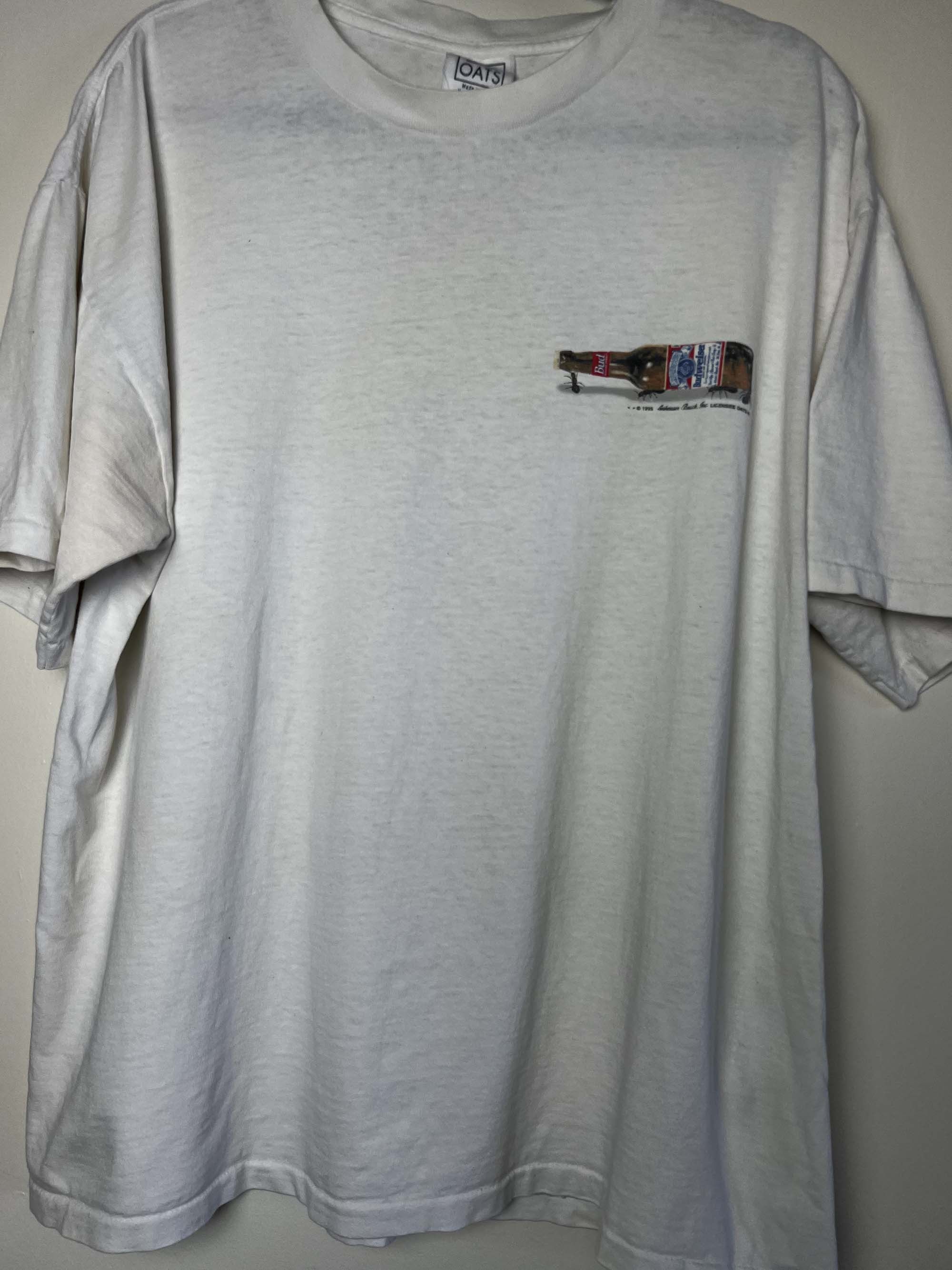Budweiser Vintage 1995 Wild Oats Budweiser T-Shirt Size US XL / EU 56 / 4 - 3 Thumbnail