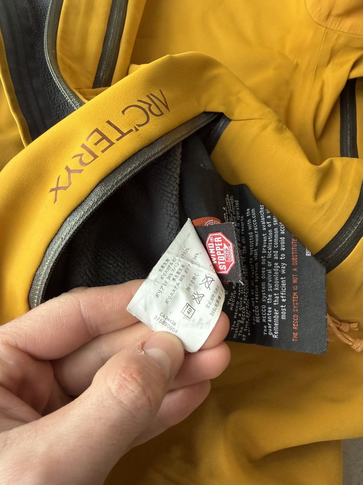 Arc'teryx Arcteryx Windstopper Recco Ski Snowboard Jacket Size US L / EU 52-54 / 3 - 22 Thumbnail