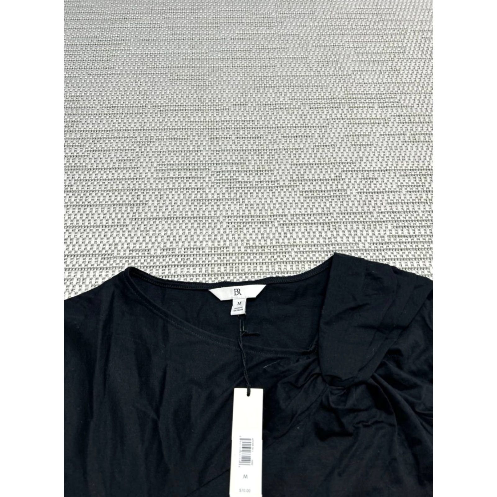 Banana Republic Banana Republic Shirt Womens Medium Black Cotton Pullover Knit T-Shirt Regular Sleeve Long Casual Classic 90s? Size M / US 6-8 / IT 42-44 - 2 Thumbnail