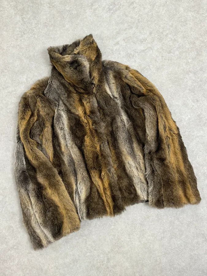 Emporio Armani AW2002 Emporio Armani Faux Fur Cozy Jacket Size S / US 4 / IT 40 - 4 Thumbnail