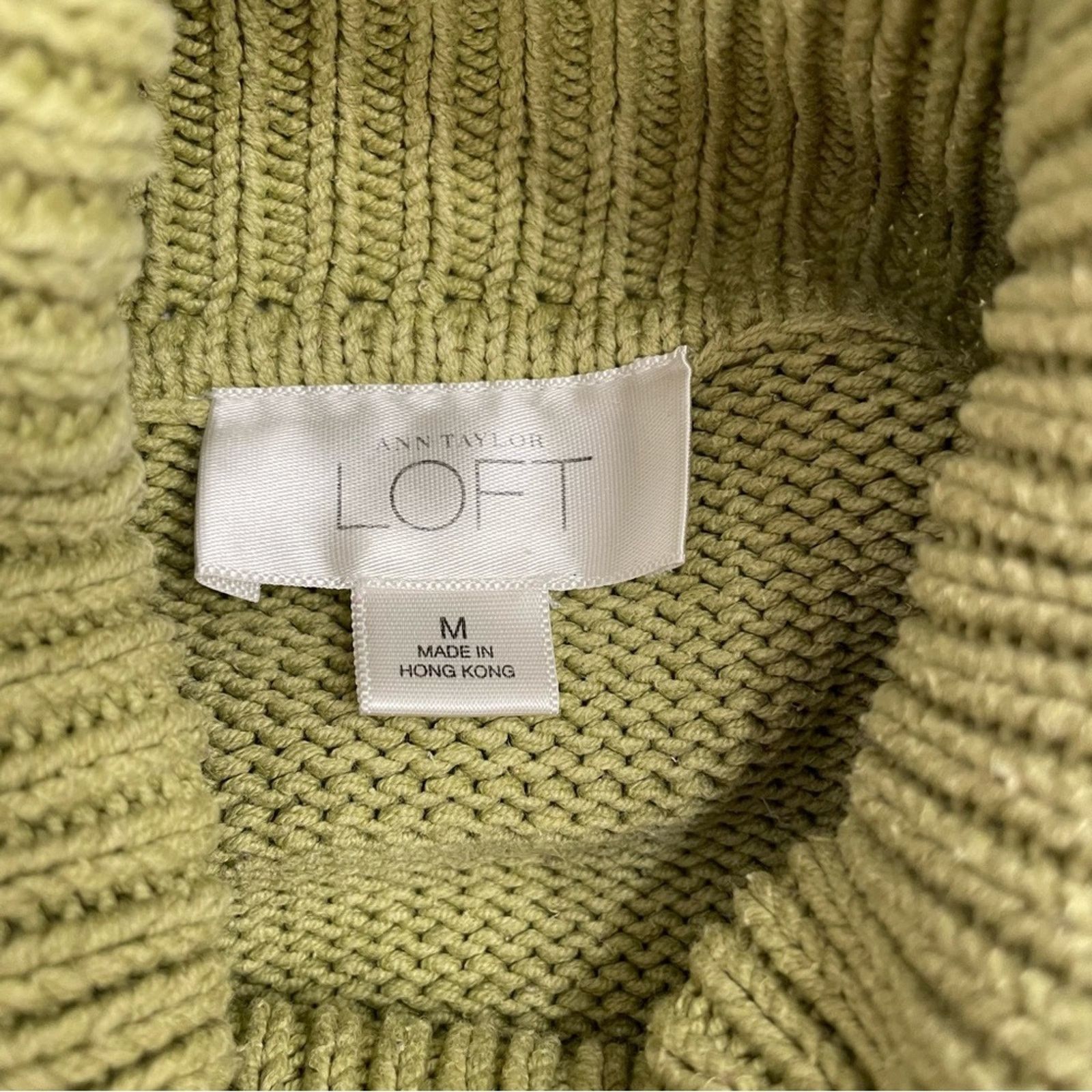 Loft Ann Taylor LOFT Turtleneck Sweater M Size M / US 6-8 / IT 42-44 - 10 Thumbnail