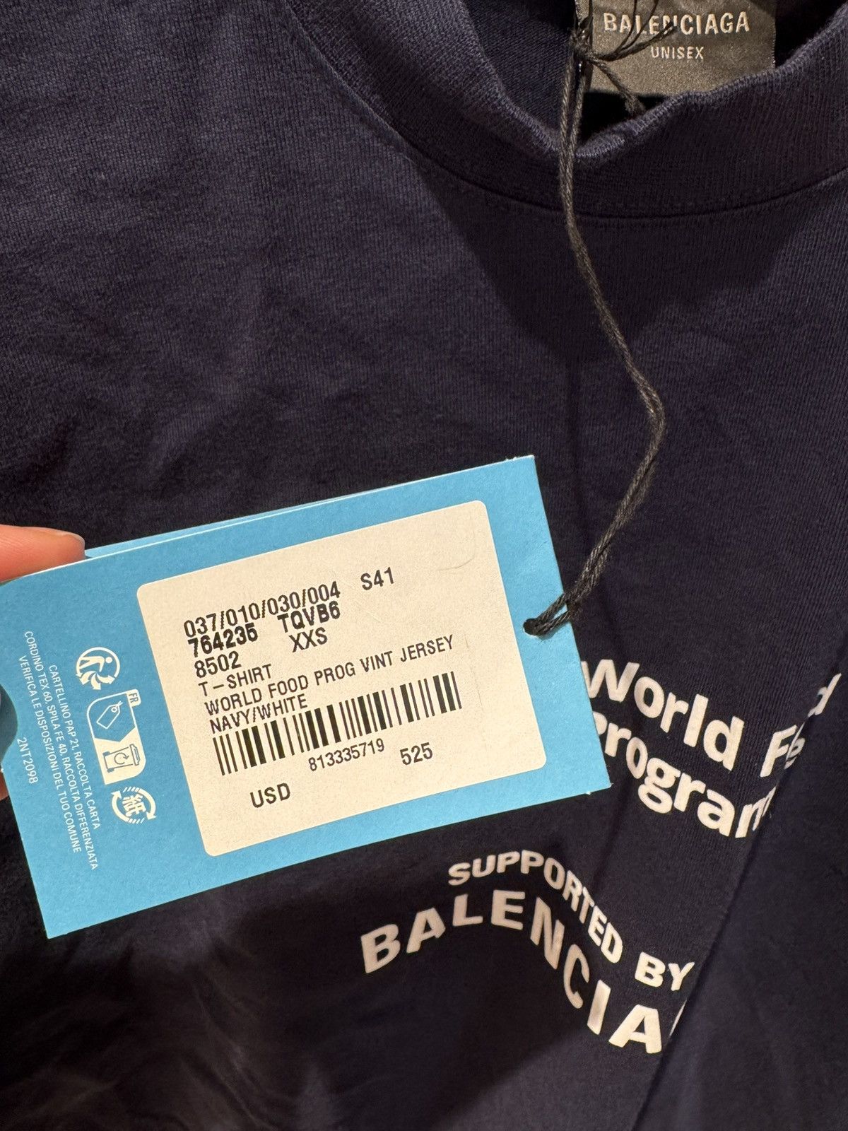 Balenciaga Balenciaga world food programme Size US XXS / EU 40 - 4 Thumbnail