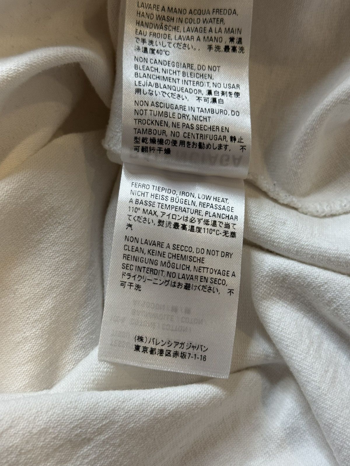 Balenciaga Balenciaga Scribble Curve Oversized Tshirt Size US S / EU 44-46 / 1 - 14 Thumbnail