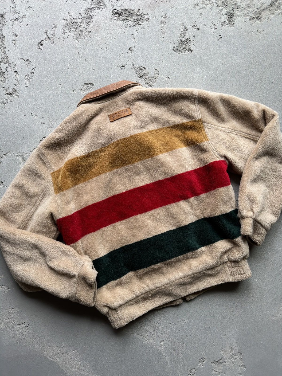 Vintage Vintage 1990s Schaefer Sherpa Jacket Size US M / EU 48-50 / 2 - 2 Thumbnail