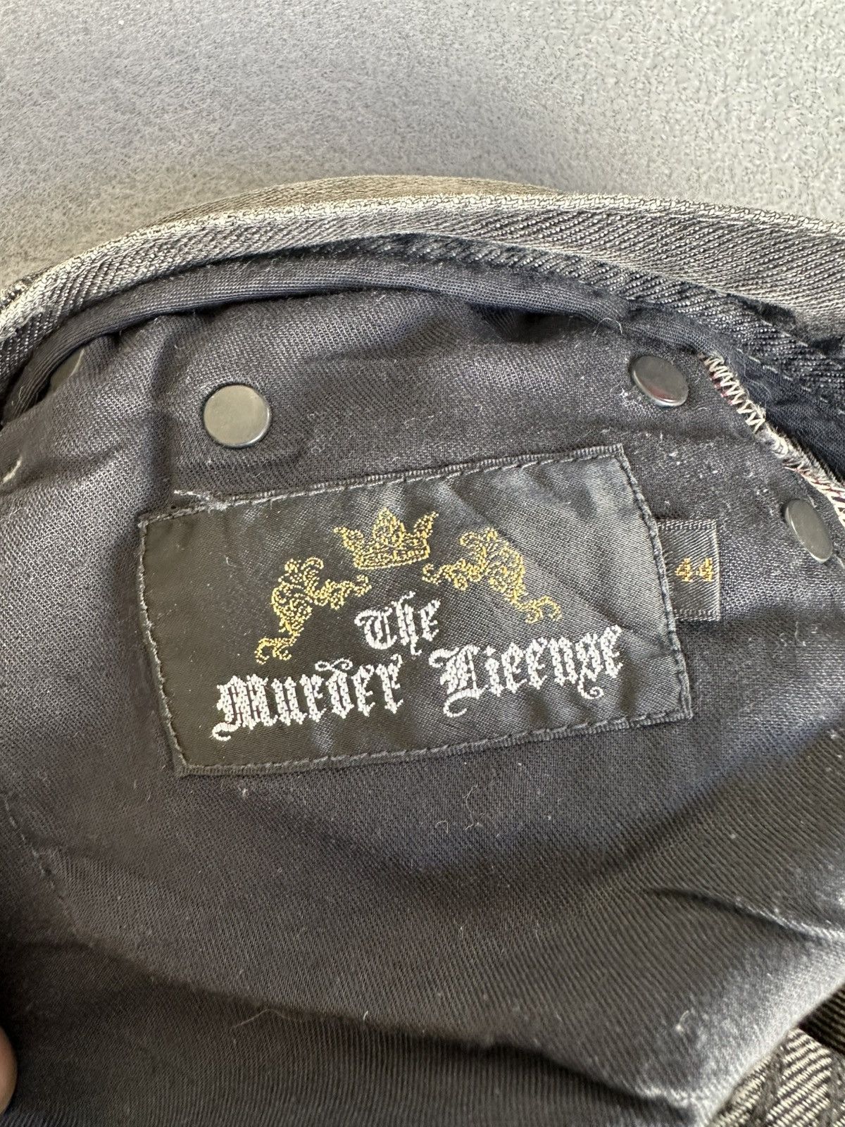 Japanese Brand FLARE The Murder License Denim Size US 31 - 14 Thumbnail