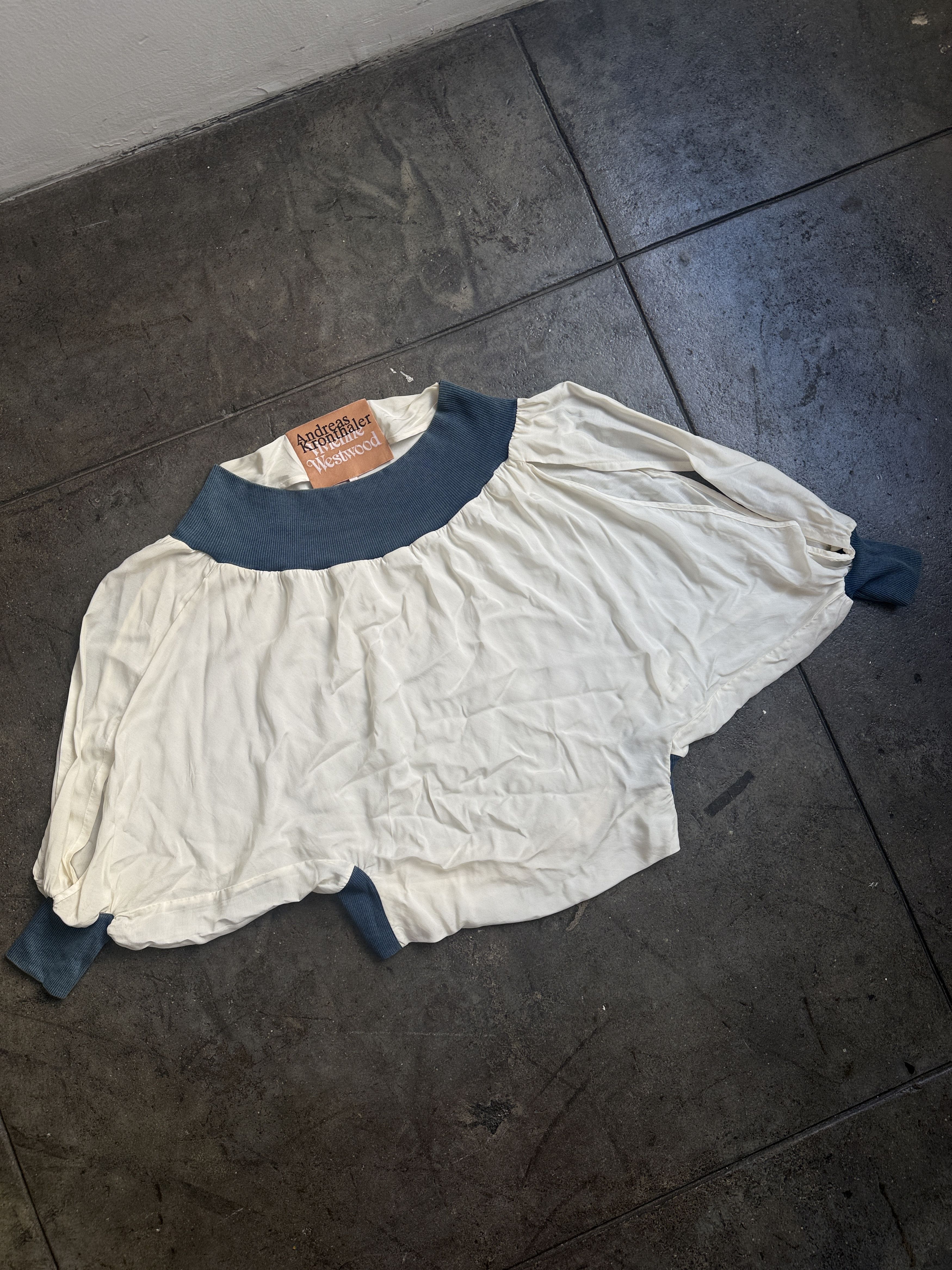 Vivienne Westwood 2016 Silk Blend Button Up Andreas Kronthaler Top Size M / US 6-8 / IT 42-44 - 7 Thumbnail