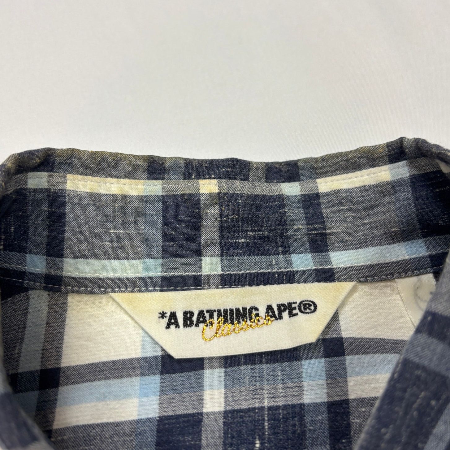Bape A Bathing Ape BAPE Classics Plaid Button Up Shirt Men's S Size US S / EU 44-46 / 1 - 12 Thumbnail