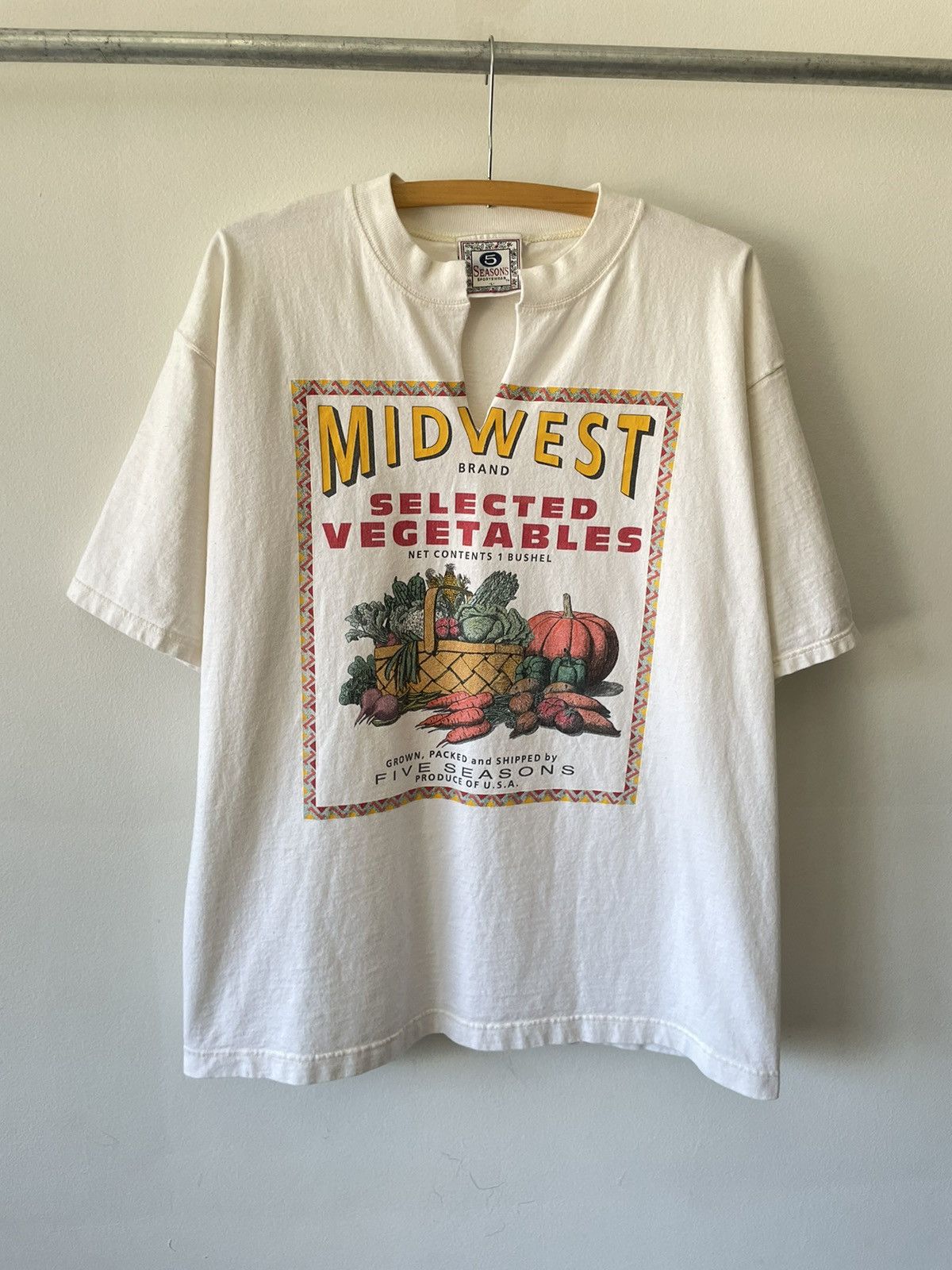Other Vintage 90s Midwest Vegetables tee Size US L / EU 52-54 / 3 - 1 Thumbnail