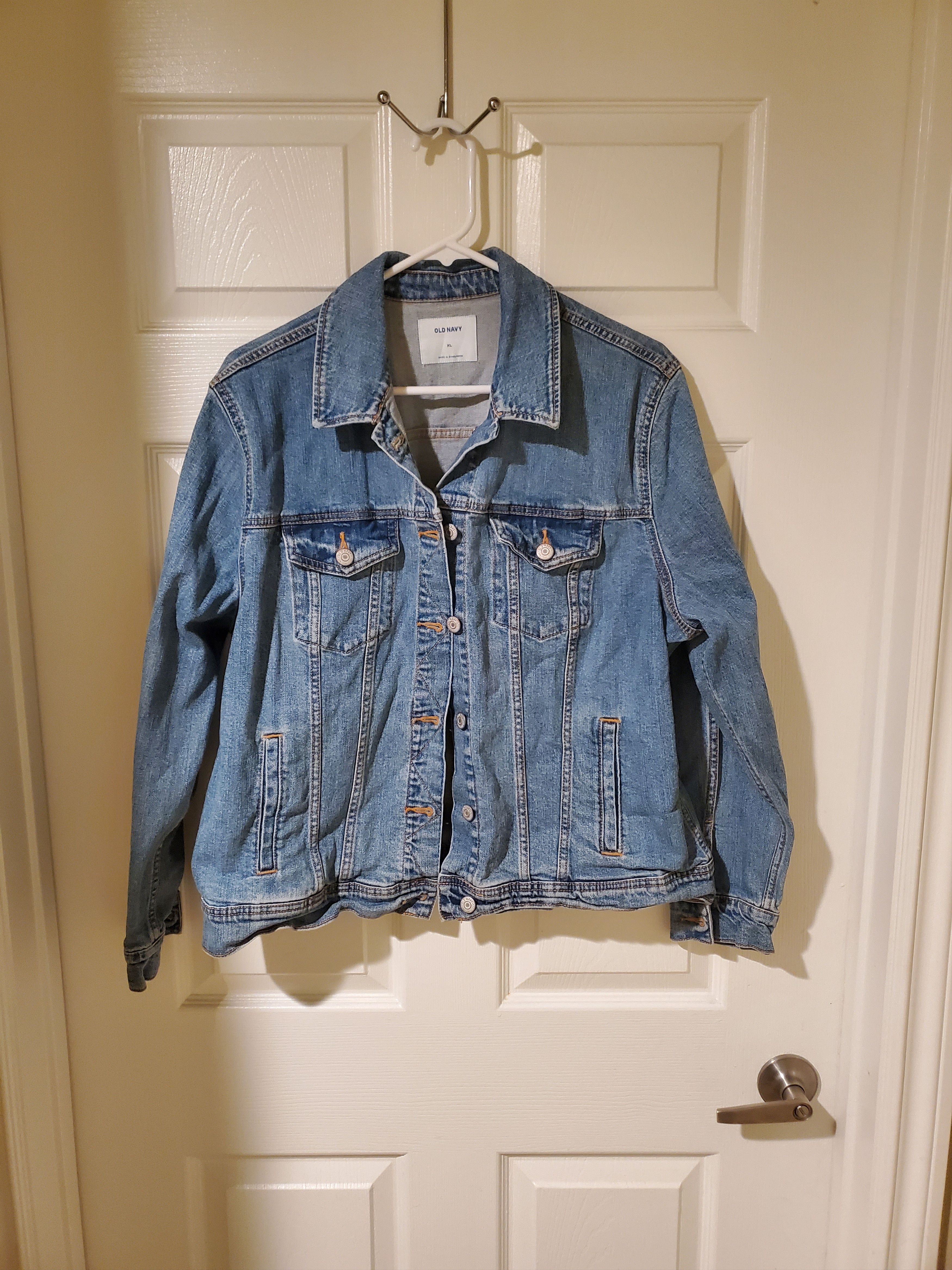 Other Women's Size XL- Hand Painted Denim Jacket Size XL / US 12-14 / IT 48-50 - 3 Thumbnail