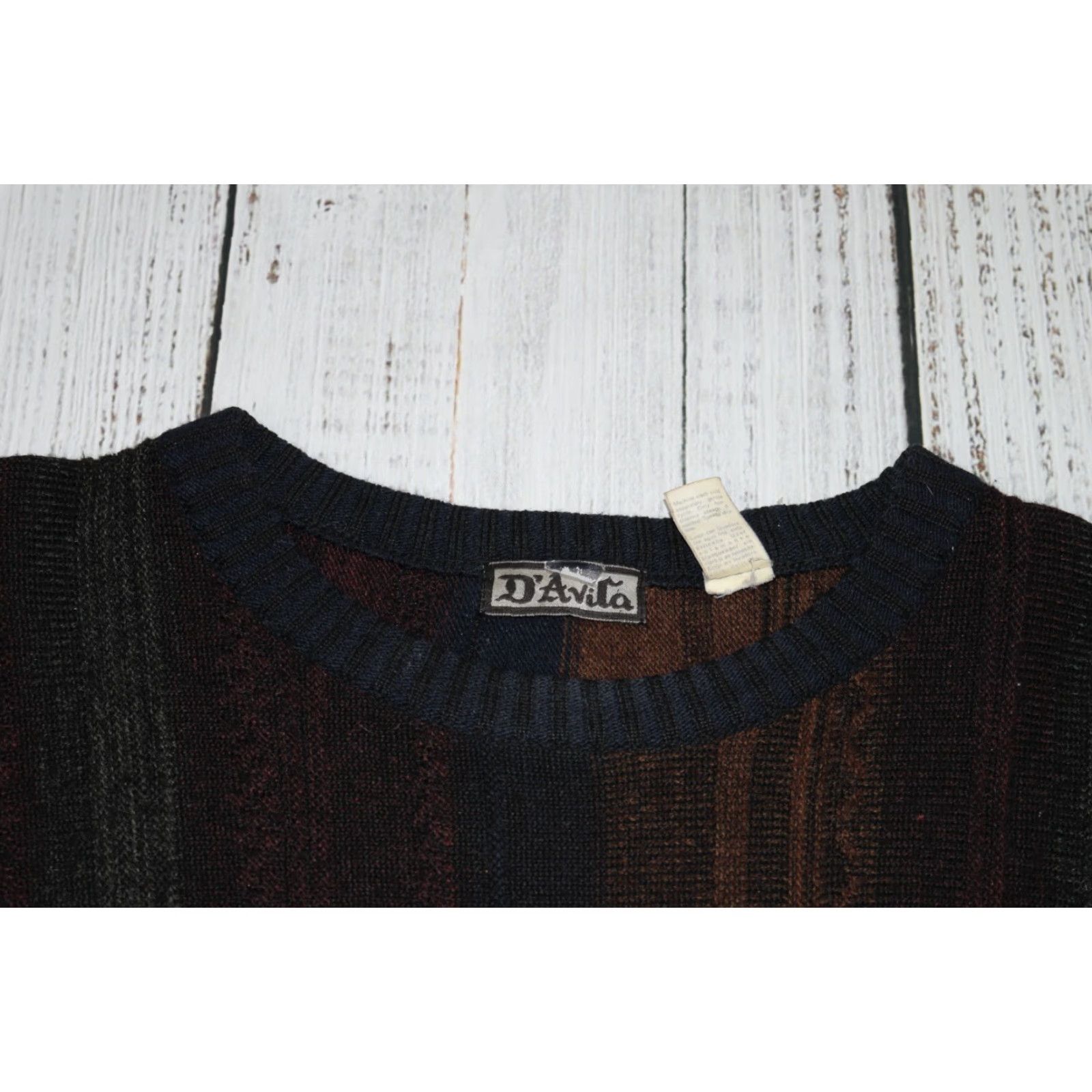 Vintage VINTAGE DAVILA ACRYLIC WOOL EARTH TONE COOGI STYLE SWEATER 90S GEOMETRIC PULLOVER L MENS Size US L / EU 52-54 / 3 - 3 Thumbnail